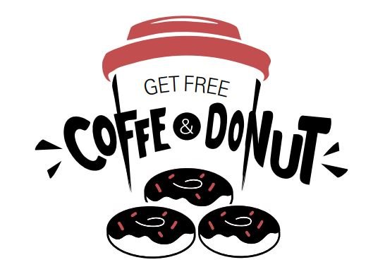 Get Free Coffee & Donut